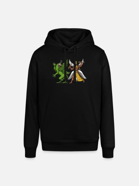 Tiamat And Marduk Sumerian Mythology - Stanley/Stella SOUNDER Unisex Hoodie - black