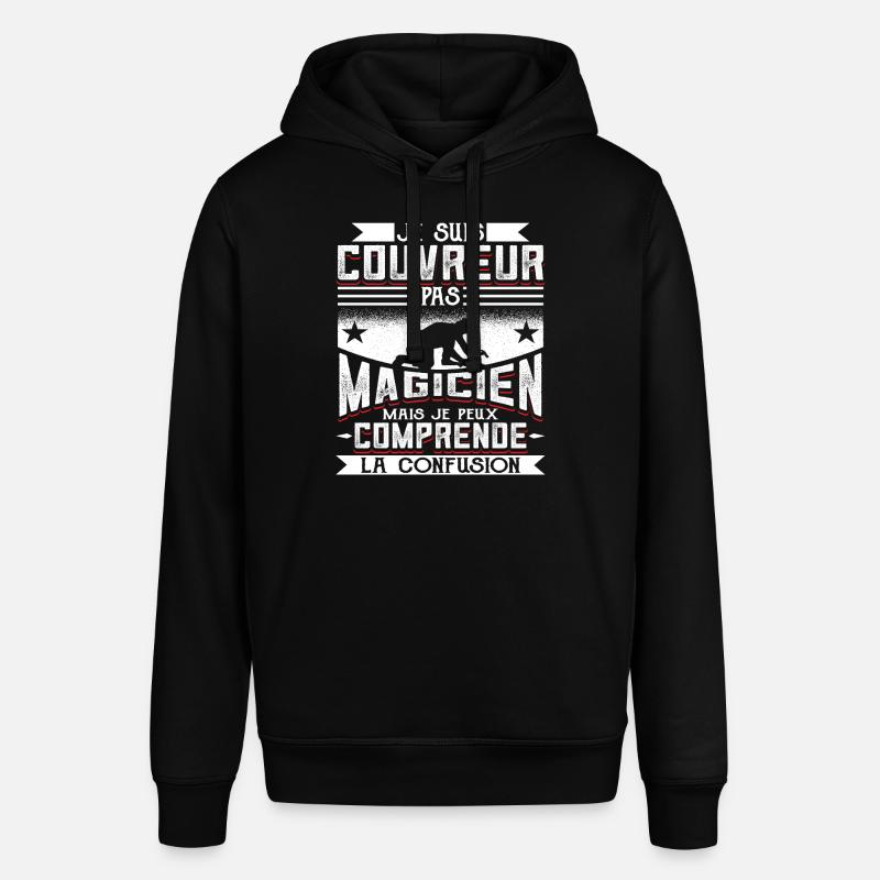 Couvreur Zingueur Humour - Sweat à capuche SOUNDER Stanley/Stella Unisexe - noir