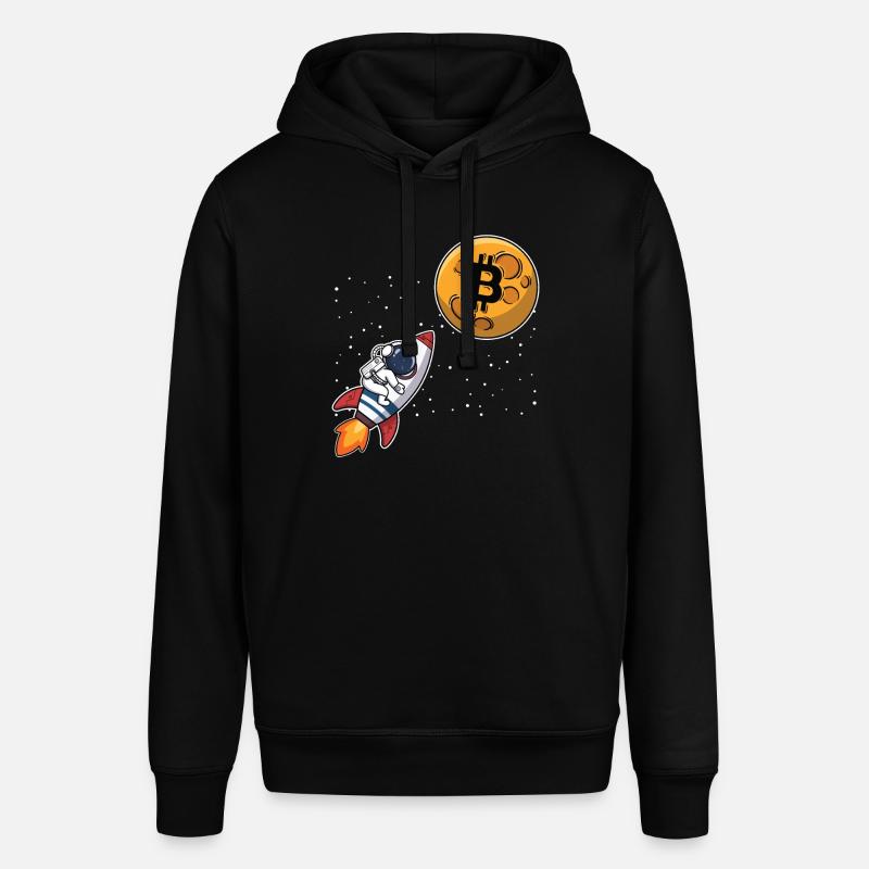 Astronaute Bitcoin - Sweat à capuche SOUNDER Stanley/Stella Unisexe - noir