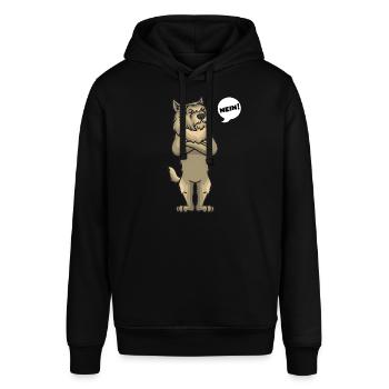 Sturer Berger de Picardie Hund lustig Hundefan - Stanley/Stella Unisex Hoodie SOUNDER - Schwarz - Vorne - Alina (178cm) & Michal (187cm)