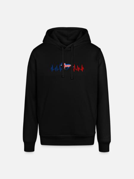 Icelandic horse - Stanley/Stella SOUNDER Unisex Hoodie - black
