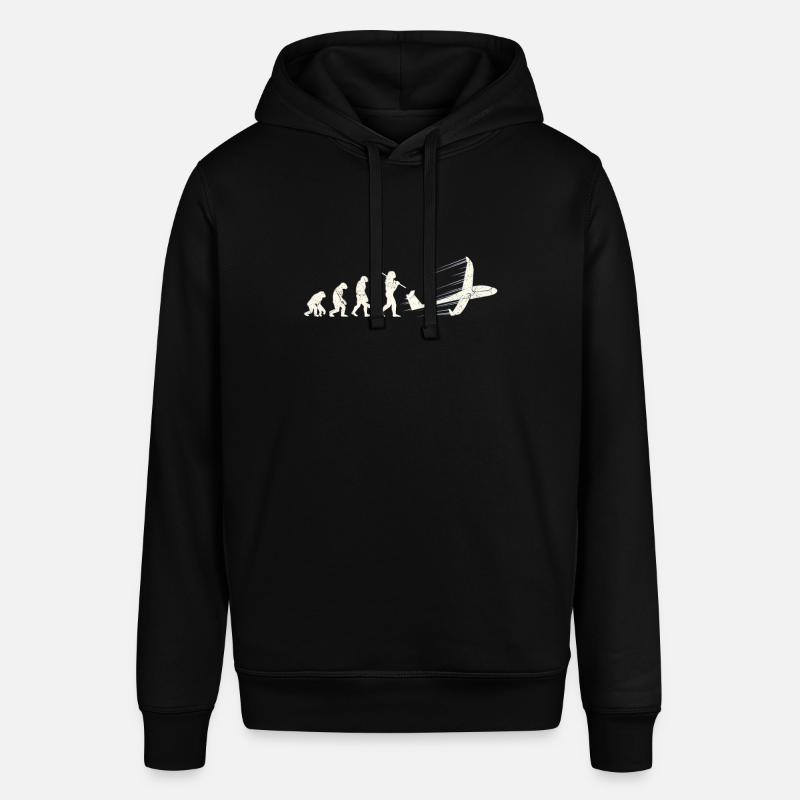 Planeur pilote singe evolution homme - Sweat à capuche SOUNDER Stanley/Stella Unisexe - noir