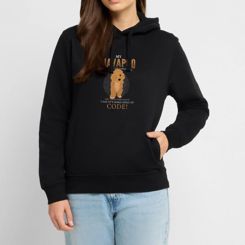 havapoo, havapoo poodle hybrid, havapoo humor, Stanley/Stella SOUNDER Unisex Hoodie