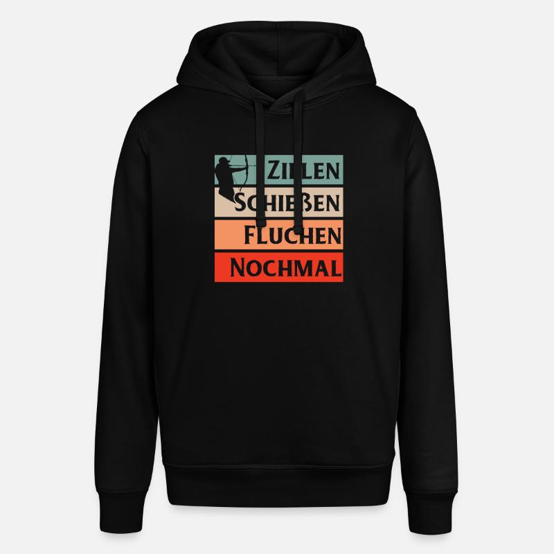 Bogenschießen Bogenschütze Geschenk Pfeil Bogen - Stanley/Stella Unisex Hoodie SOUNDER - Schwarz