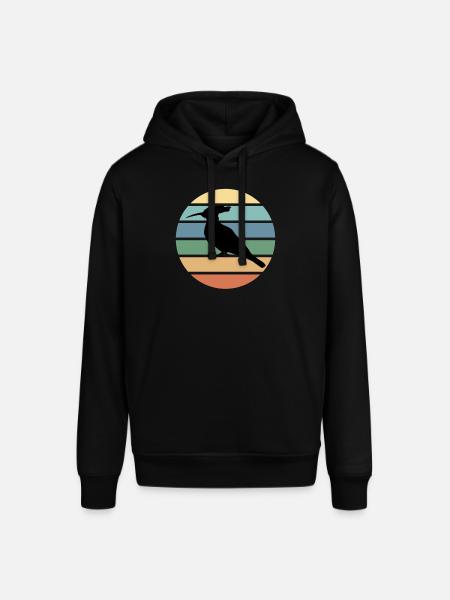 Hoopoe bird nature protection - Stanley/Stella SOUNDER Unisex Hoodie - black