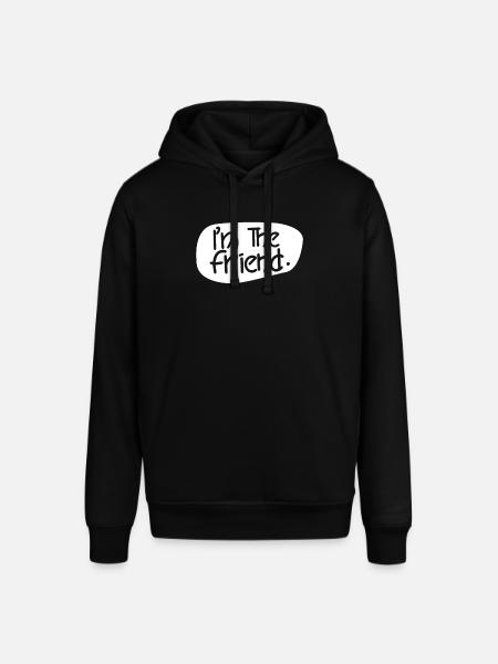 Jeg er den ven, der siger Venner bedste ven - Stanley/Stella SOUNDER unisex hoodie - sort