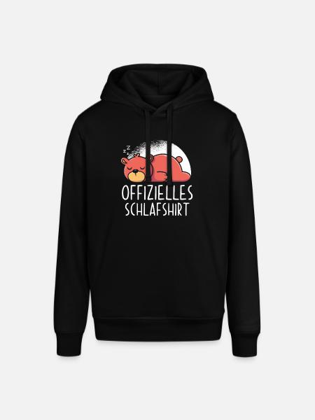 Offizielles Schlafshirt Bär - Stanley/Stella Unisex Hoodie SOUNDER - Schwarz