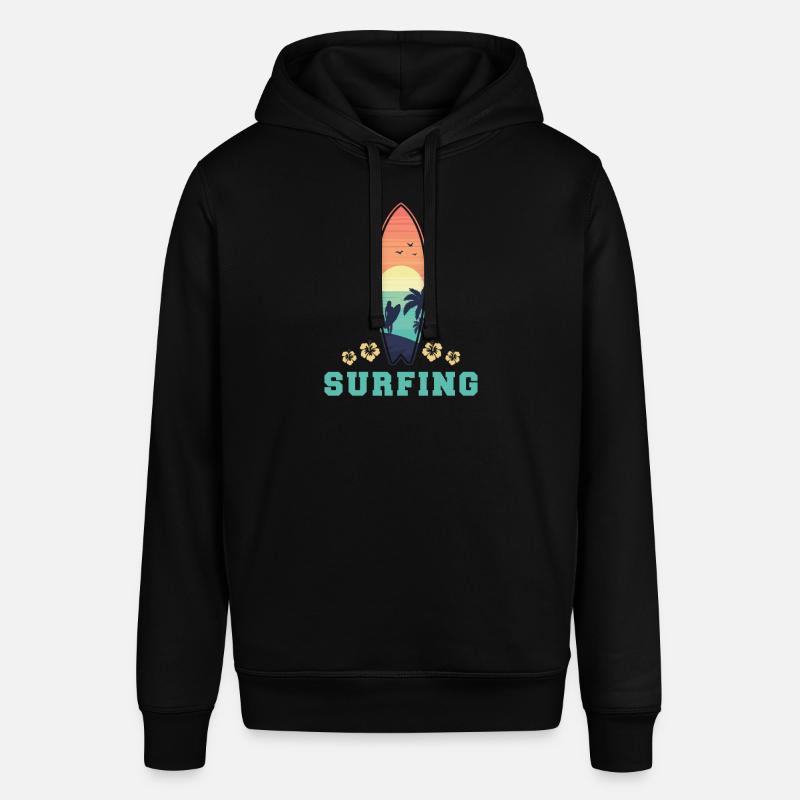 Surfeurs surfeurs - Sweat à capuche SOUNDER Stanley/Stella Unisexe - noir