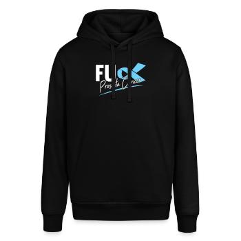 Prostata Krebs Kampf Spruch Gesundheit Geschenk - Stanley/Stella Unisex Hoodie SOUNDER - Schwarz - Vorne - Alina (178cm) & Michal (187cm)