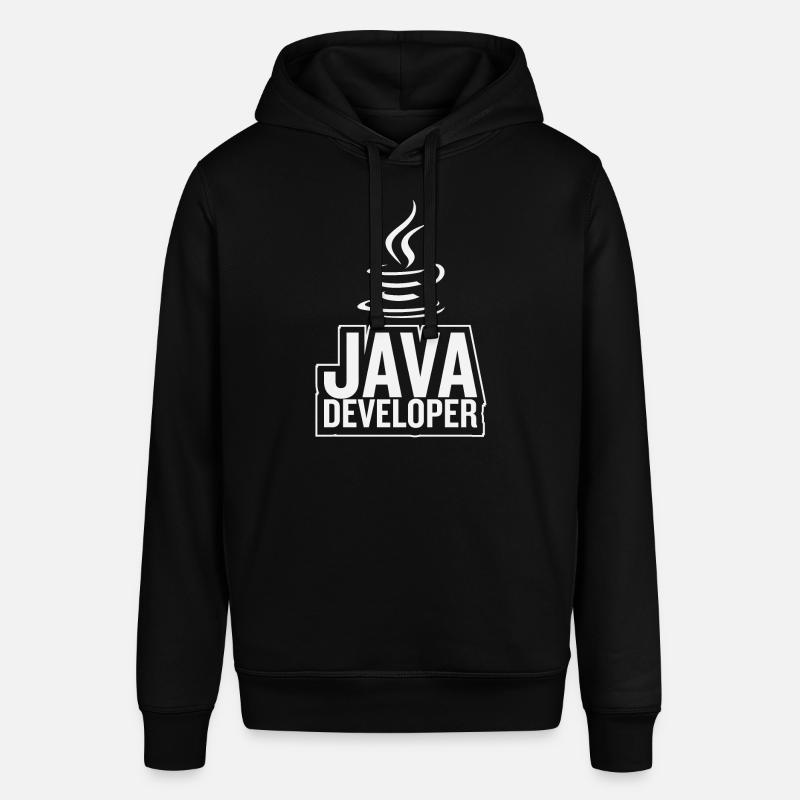 Java Developer Coffee Kaffee - Stanley/Stella SOUNDER Unisex Hoodie - black