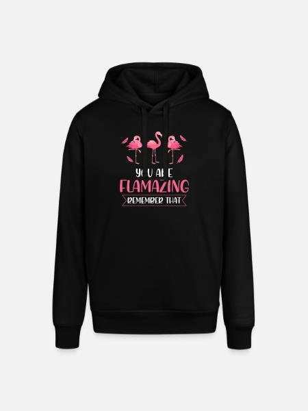 Flamingo Flamingo Geschenk - Stanley/Stella Unisex Hoodie SOUNDER - Schwarz