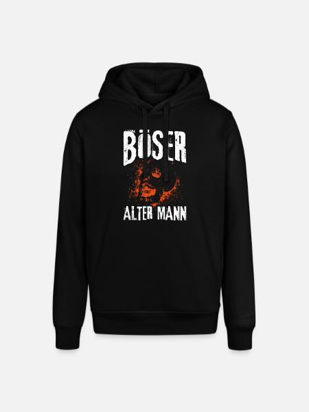 Böser Alter Mann Männer - Stanley/Stella Unisex Hoodie SOUNDER - Schwarz