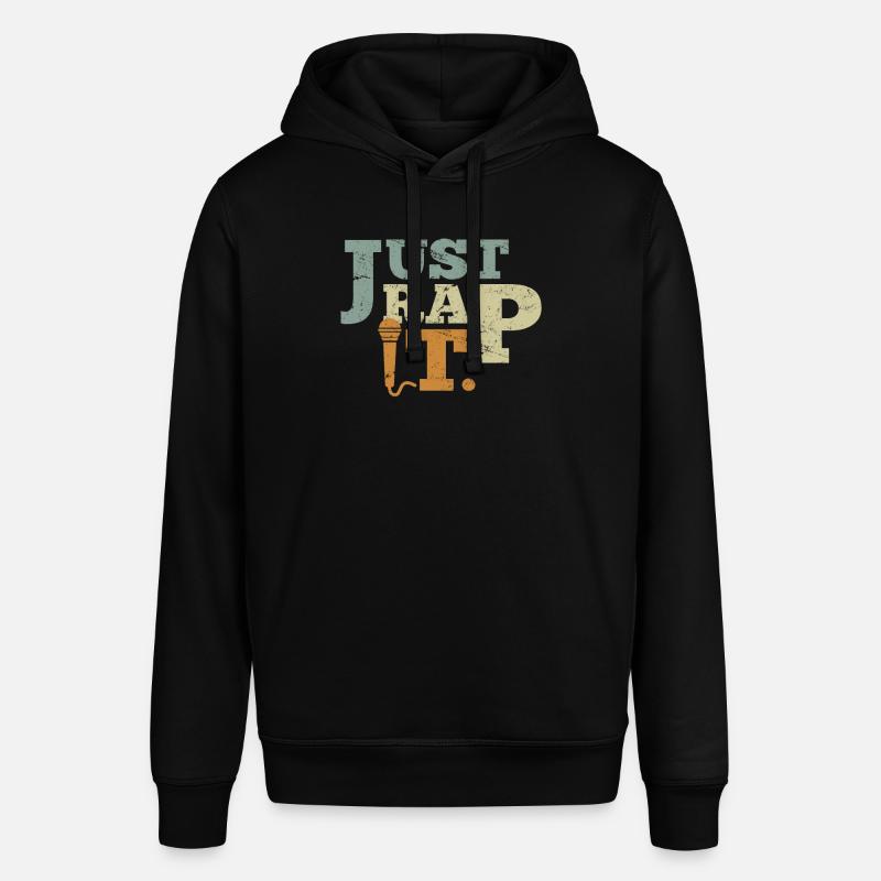 Hip Hop Sort Just Rap it Rapper Rap - Sweat à capuche SOUNDER Stanley/Stella Unisexe - noir