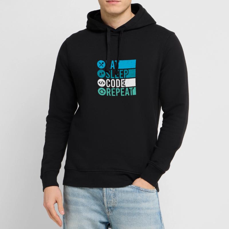 Eat Sleep Code Repeat Programmierer Software Stanley/Stella Unisex Hoodie SOUNDER