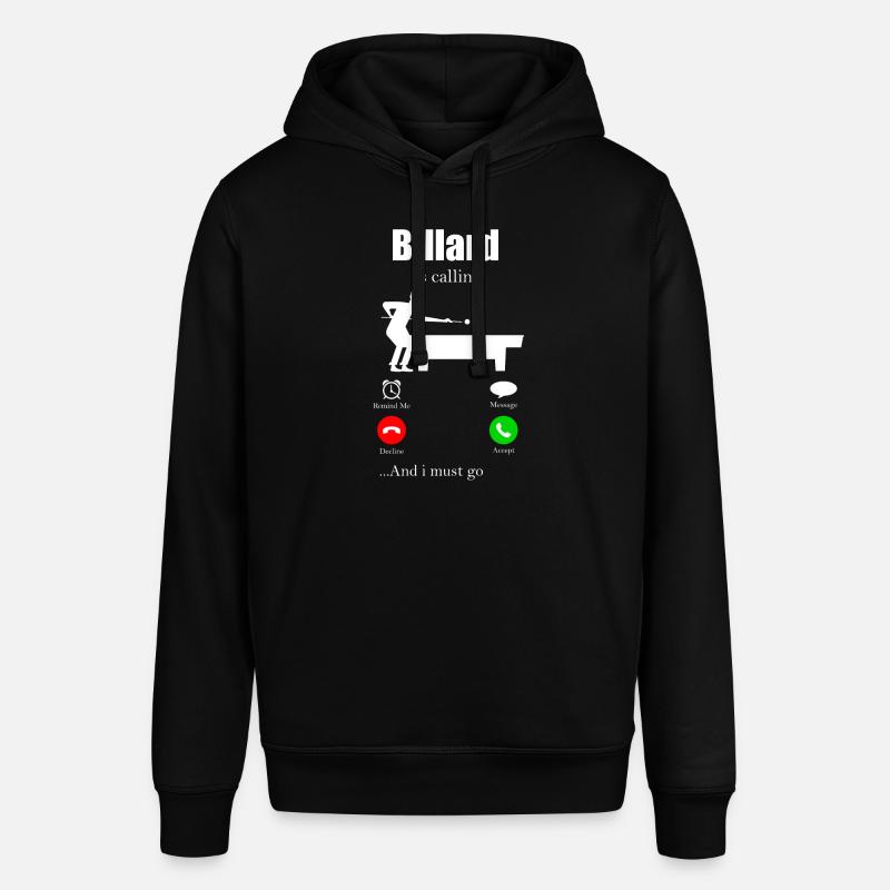 Billard - Sweat à capuche SOUNDER Stanley/Stella Unisexe - noir