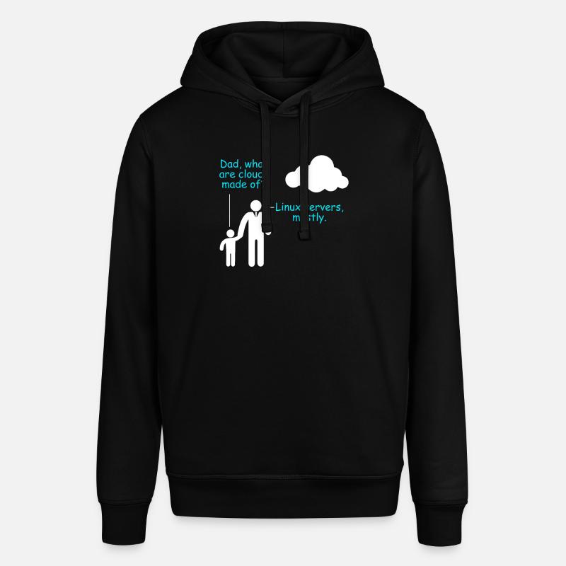Coder Software Developer Witz Cloud Linux Server - Stanley/Stella SOUNDER Unisex Hoodie - black