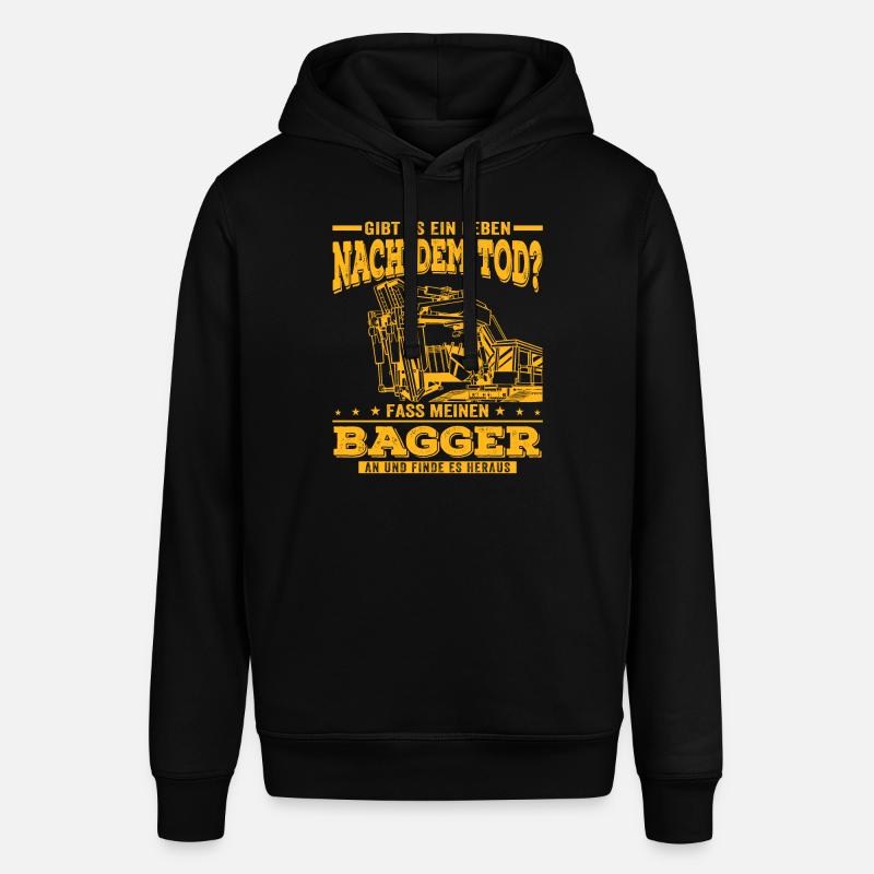 Baggerfahrer Baggern Bagger Baggerführer - Stanley/Stella Unisex Hoodie SOUNDER - Schwarz
