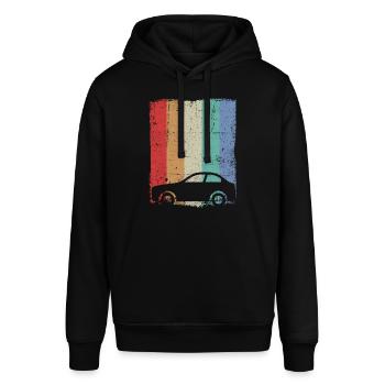 Automobilkaufmann Auto Verkäufer Automobil - Stanley/Stella Unisex Hoodie SOUNDER - Schwarz - Vorne - Alina (178cm) & Michal (187cm)