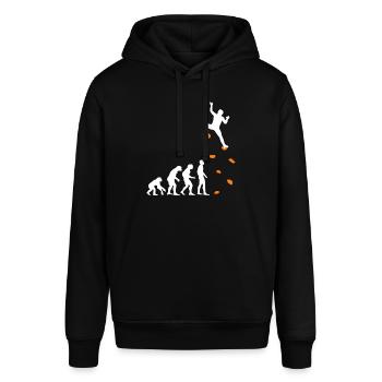 Climbing Evolution Climbing Wall Climbing Bouldering - Stanley/Stella SOUNDER Unisex Hoodie - black - Front - Alina (178cm) & Michal (187cm)