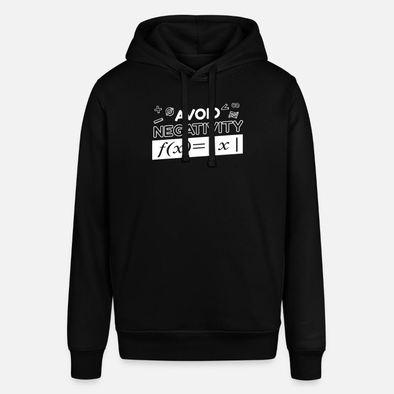 Mathematik Avoid Negativity Math Equation - Stanley/Stella Unisex Hoodie SOUNDER - Schwarz