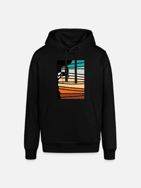 Climbing Rock climbing Mountaineering - Stanley/Stella SOUNDER Unisex Hoodie - black