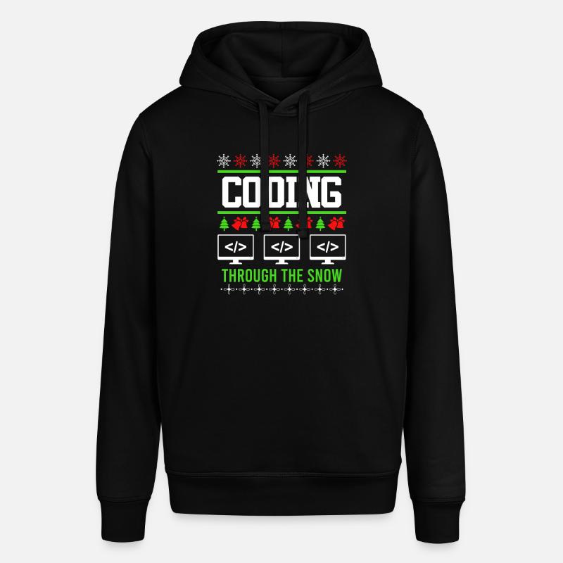 Programmeur Noël Ugly Christmas Coding - Sweat à capuche SOUNDER Stanley/Stella Unisexe - noir