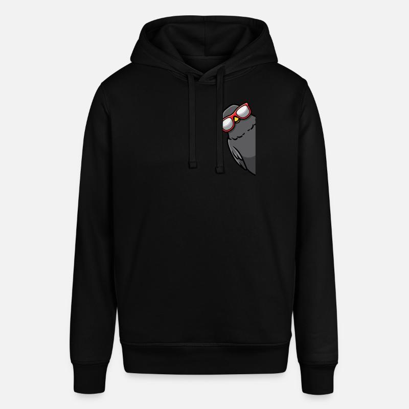 Merle Oiseau Oiseau Noir - Sweat à capuche SOUNDER Stanley/Stella Unisexe - noir