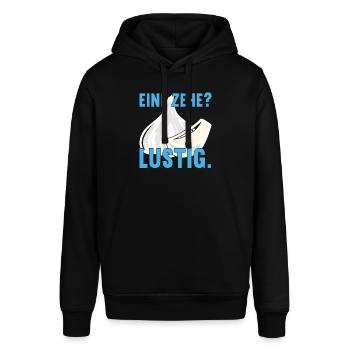 Eine Zehe? Lustig Knoblauch Essen Gewürze Stinken - Stanley/Stella Unisex Hoodie SOUNDER - Schwarz - Vorne - Alina (178cm) & Michal (187cm)