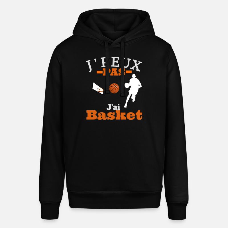 J'PEUX PAS , J'AI BASKET. - Sweat à capuche SOUNDER Stanley/Stella Unisexe - noir