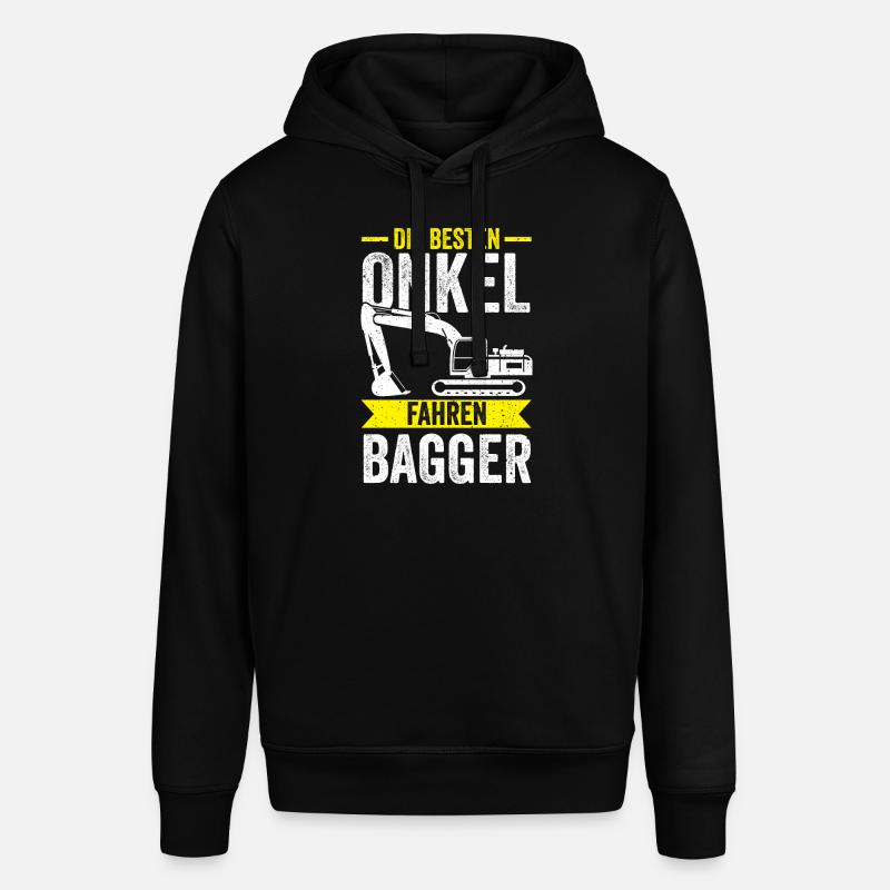Baggerfahrer Onkel Baggern Bagger - Stanley/Stella Unisex Hoodie SOUNDER - Schwarz