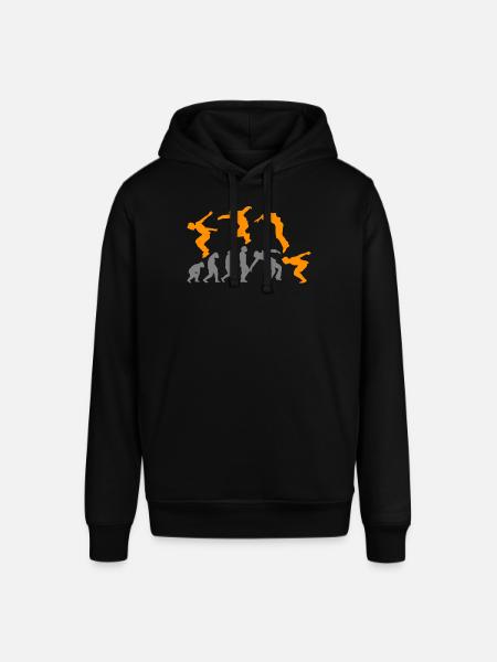Parkour Parkourläufer Hindernisparkour Evolution - Stanley/Stella Unisex Hoodie SOUNDER - Schwarz