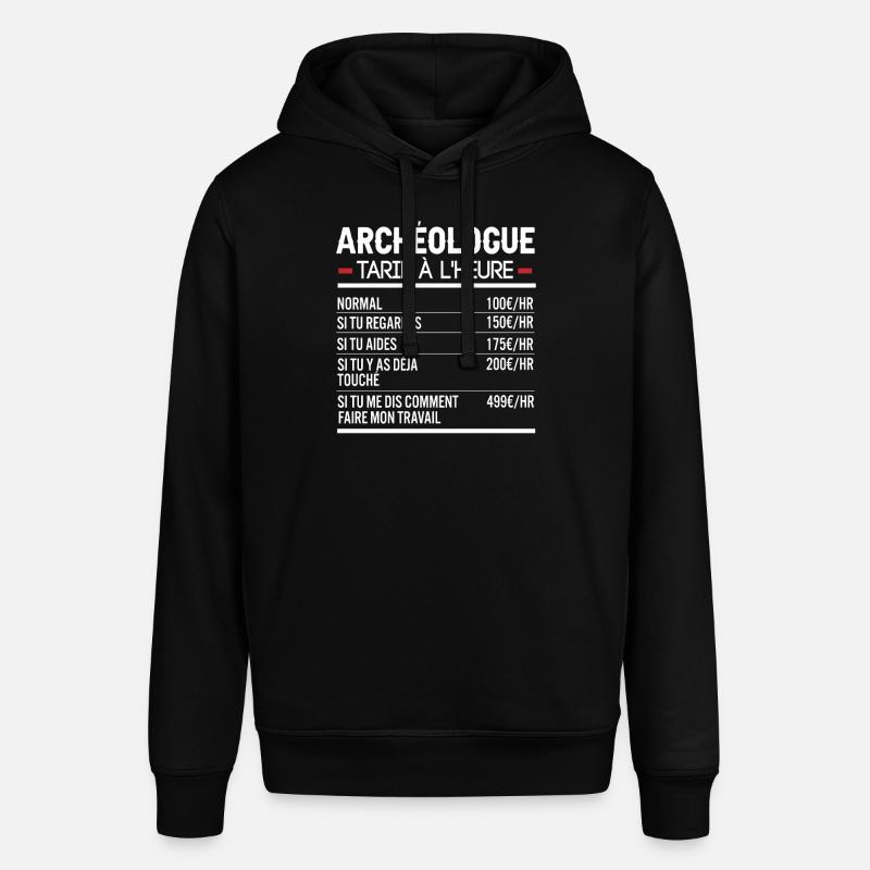Archéologue Idée Cadeau Humour - Sweat à capuche SOUNDER Stanley/Stella Unisexe - noir