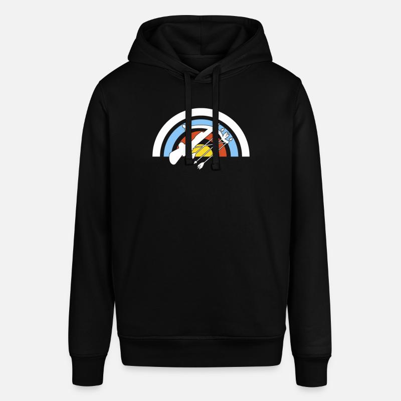 Arbalète Sagittaire Cadeau - Sweat à capuche SOUNDER Stanley/Stella Unisexe - noir