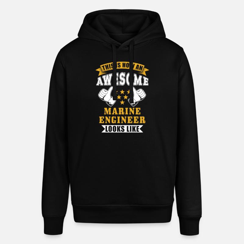 Don d’ingénieur naval - Sweat à capuche SOUNDER Stanley/Stella Unisexe - noir