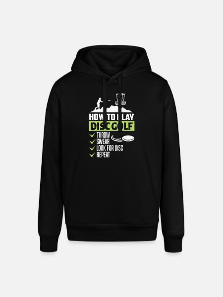 COMMENT JOUER AU DISC GOLF - Sweat à capuche SOUNDER Stanley/Stella Unisexe - noir