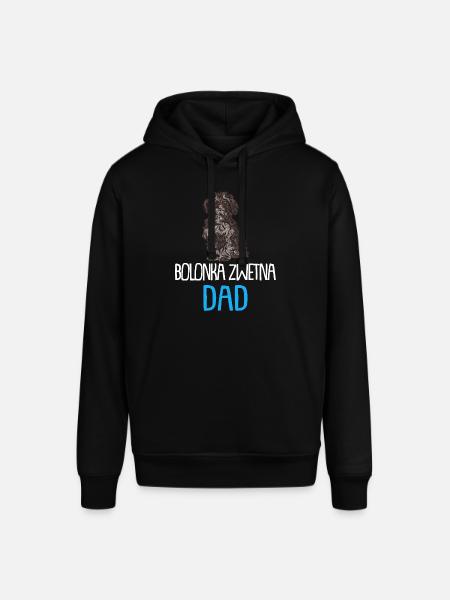 Hundar Mamma hundar Papa Hund Mamma | Bolonka Tsvetna - Luvtröja SOUNDER unisex från Stanley/Stella - svart