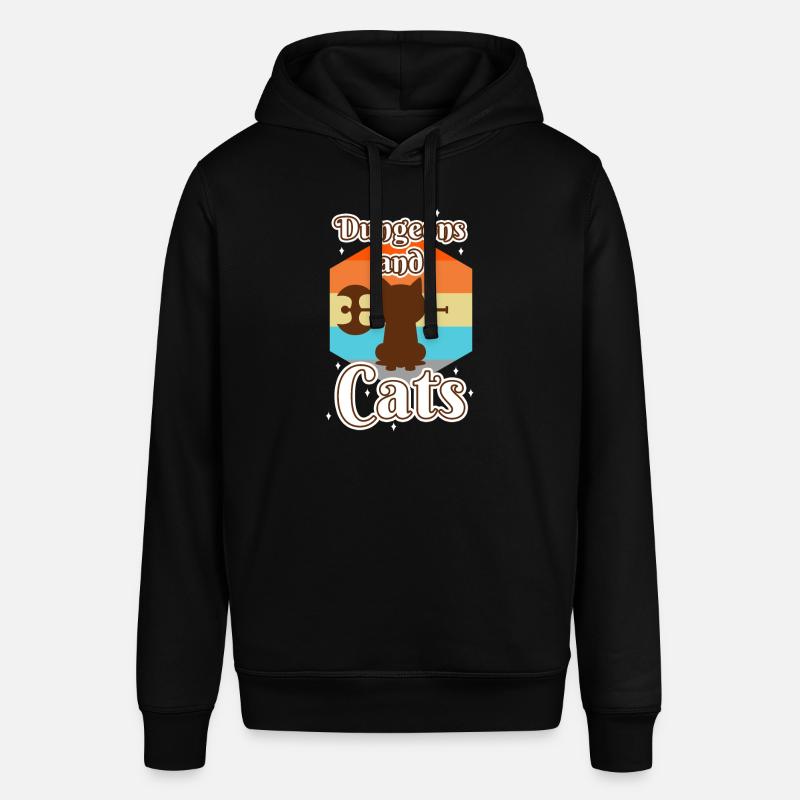 Donjons et chats - Sweat à capuche SOUNDER Stanley/Stella Unisexe - noir