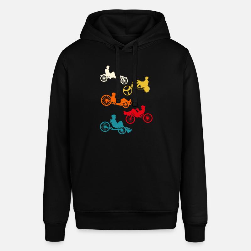 Vélo couché - Sweat à capuche SOUNDER Stanley/Stella Unisexe - noir