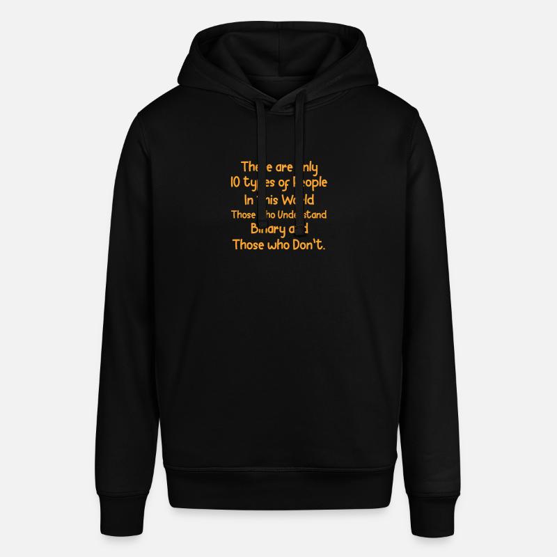 Binary Code Programmer Coder Gift - Stanley/Stella SOUNDER Unisex Hoodie - black