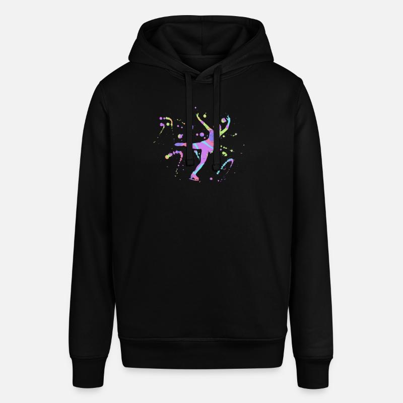 Eisläufer Eiskunstlauf Silhouette - Stanley/Stella Unisex Hoodie SOUNDER - Schwarz