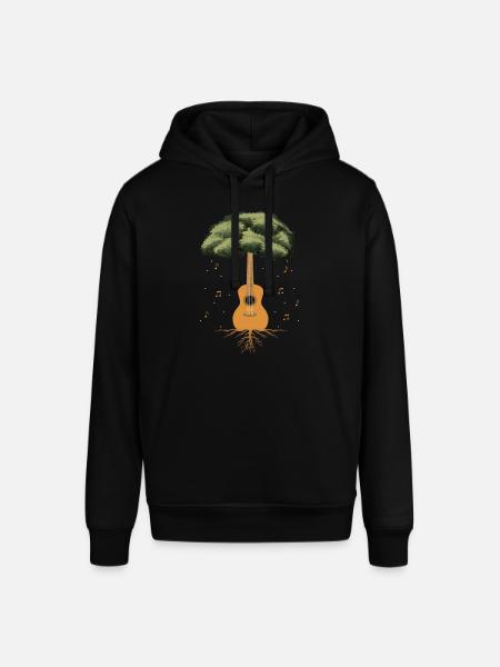 Guitar Tree - Stanley/Stella SOUNDER Unisex Hoodie - black
