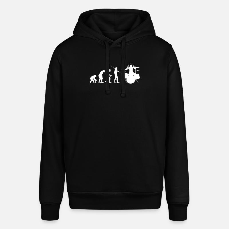 Human Evolution Batteur de tambour - Sweat à capuche SOUNDER Stanley/Stella Unisexe - noir
