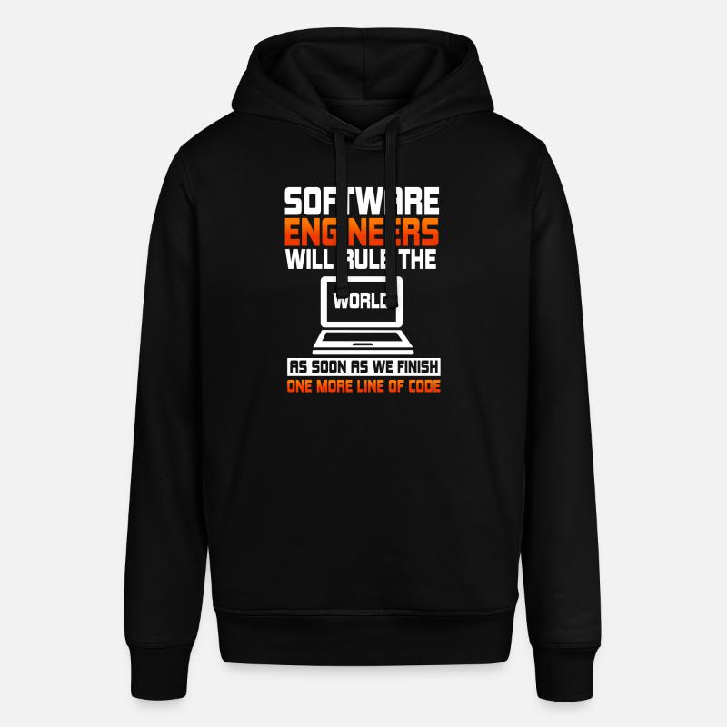 Software Engineers Will Rule - Stanley/Stella SOUNDER Unisex Hoodie - black