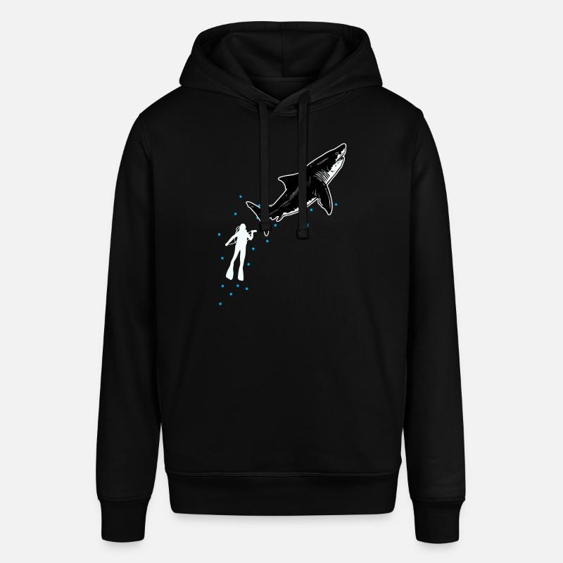 Plongée avec le requin-baleine - Sweat à capuche SOUNDER Stanley/Stella Unisexe - noir