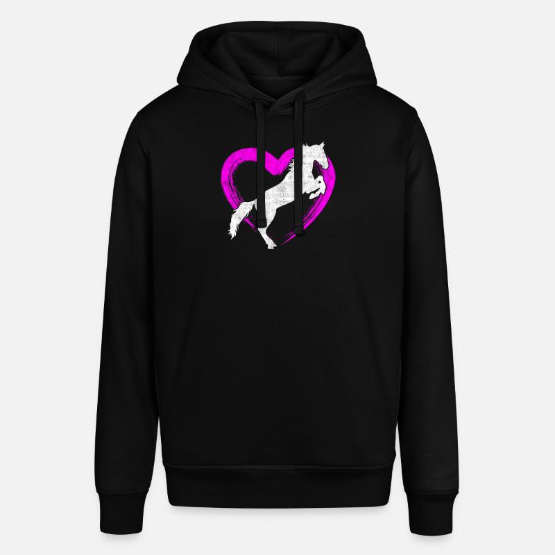 Cheval Cheval Amour - Sweat à capuche SOUNDER Stanley/Stella Unisexe - noir