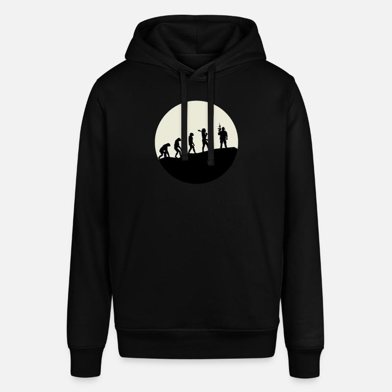Operators Evolution Moon - Stanley/Stella Unisex Hoodie SOUNDER - Schwarz