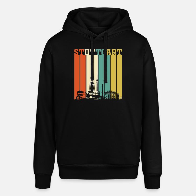 Stuttgart | Stuttgart Geschenk Skyline - Stanley/Stella Unisex Hoodie SOUNDER - Schwarz