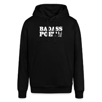 Poète Badass - Sweat à capuche SOUNDER Stanley/Stella Unisexe - noir - Devant - Alina (178cm) & Michal (187cm)
