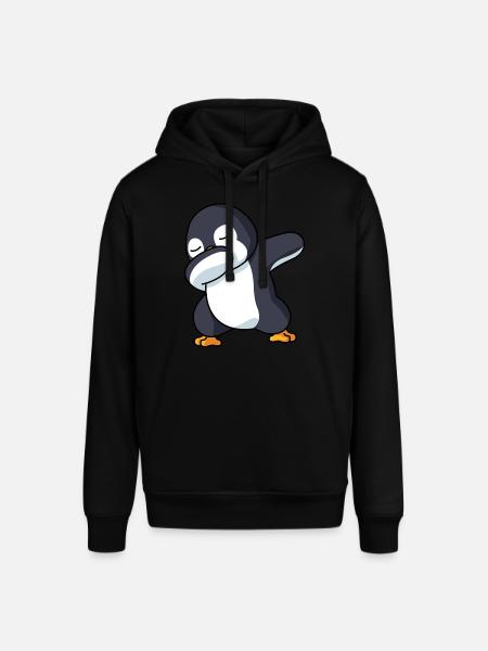 Dabbing Pingvin Pingvin Dab Pingvin Kostym Pojke - Luvtröja SOUNDER unisex från Stanley/Stella - svart