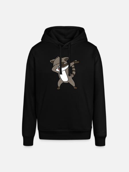 Raccoon - Stanley/Stella SOUNDER Unisex Hoodie - black